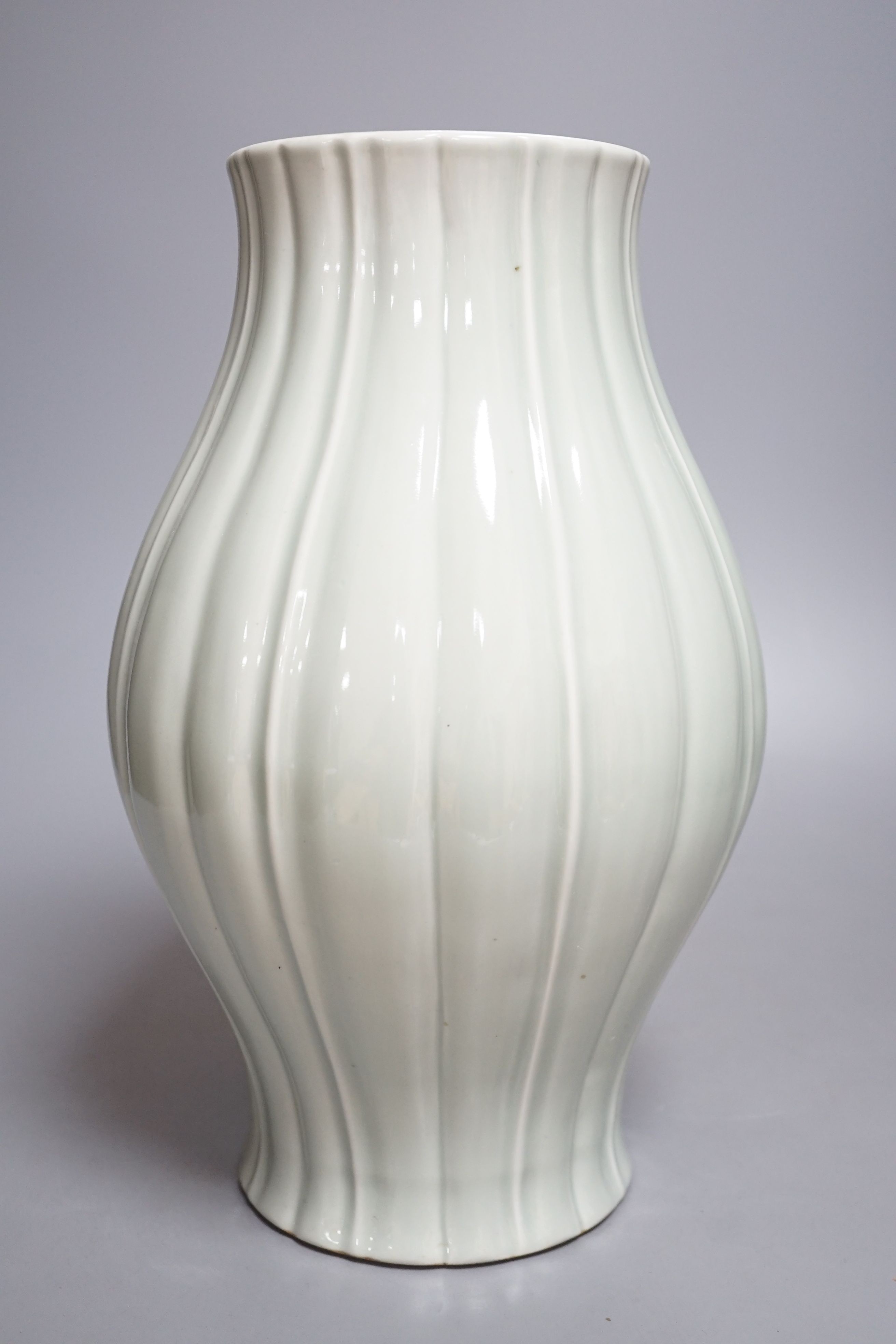 A Chinese celadon ground vase 31cm